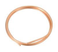 sourcing map T2 Copper Tubing 0.07" ID x 5/32" OD x 5Ft, 99% Pure Copper Refrigeration Tube Seamless Flexible Coil Pipe for HVAC System, Air Conditioning, Refrigerator, Industry, DIY