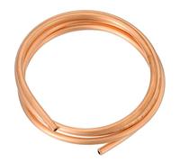sourcing map T2 Copper Tubing 0.15" ID x 1/4" OD x 5Ft, 99% Pure Copper Refrigeration Tube Seamless Flexible Coil Pipe for HVAC System, Air Conditioning, Refrigerator, Industry, DIY