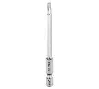 sourcing map T20 Torx Bit 1/4" Hex Shank 3" Long S2 Steel Magnetic Tamper Resistant Star Bits Torx Head with Hole Industrial Grade for Driver Drill Bits Remove Fastening Screws