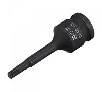 sourcing map T25 Impact Torx Bit Socket, 3/8" Square Drive 60mm Length CR-MO Metric Sizes