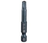 sourcing map T27 Torx Screwdriver Bit 1/4" Hex Shank 2" Long S2 Steel Magnetic 6 Point Screw Driver Bits Industrial Grade Tamper Proof Star Drill Bits with Hole Torx Head
