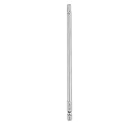 sourcing map T30 Torx Bit 1/4" Hex Shank 6" Long S2 Steel Magnetic Tamper Resistant Star Bits Torx Head with Hole Industrial Grade for Driver Drill Bits Remove Fastening Screws