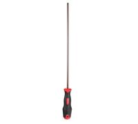 sourcing map T30 Torx Screwdriver 16.14" Magnetic Screwdrivers 4.33" Heat-Treated S2 Alloy Steel with Ergonomic Handle for DIY Repairing, Red Brown