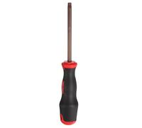 sourcing map T40 Torx Screwdriver 8.66" Magnetic Screwdrivers 4.72" Heat-Treated S2 Alloy Steel with Ergonomic Handle for DIY Repairing, Red Brown