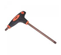 sourcing map T45 Anti Tamper Proof Torx Key T-Handle Dual End Wrench, S2 Steel