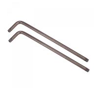 sourcing map T45 Anti Tamper Proof Torx Star Key Bit Wrench, L-Shape 7.87-inch Long Arm, S2 Steel 2 Pcs