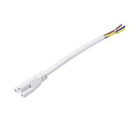 sourcing map T5 LED Tube Extension Cable 3 Pin 15CM Cord LED Integrated Light Tube Fixture 10Pcs