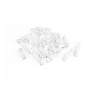 sourcing map T5 Wedge White LED Car Dashboard Indicator Lights Bulbs DC 12V 2pcs