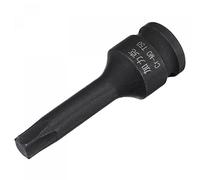 sourcing map T50 Impact Torx Bit Socket, 3/8" Square Drive 60mm Length CR-MO Metric Sizes