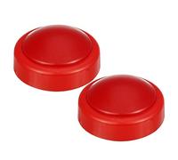 sourcing map Tap Lights Battery Powered Touch Sensor LED Lamp Push Night Light Stick-on 3.9 Inch Red Colored 2pcs for Closet Cabinet Bedroom Storage Shed Hallway Stair Camping