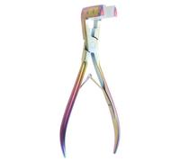 sourcing map Tape in Hair Extensions Pliers 7" Stainless Steel Flat Surface Sealing Hair Extension Plier Extensions Tape Sealing Clamp Pliers Tool for Women Hair, Colorful