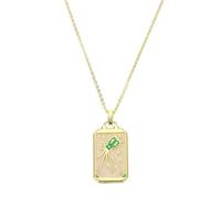 sourcing map Tarot Card Necklace, 31x14mm Alloy Square Tarot Card Necklaces for Birthdays Christmas Anniversaries, White