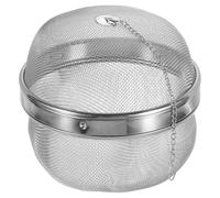sourcing map Tea Infuser Filter, Stainless Steel Tea Strainer, Loose Tea Steeper, Tea Ball with Chain for Loose Leaf Tea, Extra Large