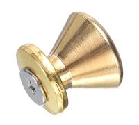 sourcing map Teapot Button Lid Knobs Copper Tea Kettle Pot Cover Handle Knobs Lid Top Replacement for Teapot Teakettle Ceramic Pot Accessories Supplies, Gold