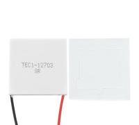 sourcing map TEC1-12703 Semiconductor Refrigeration Tablets 15.8V 3A 28W Heatsink Thermoelectric Cooler Cooling Plate Module 40x40mm