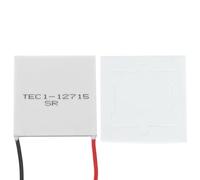 sourcing map TEC1-12715 Semiconductor Refrigeration Tablets 15.8V 15A 130W Heatsink Thermoelectric Cooler Cooling Plate Module 40x40mm