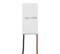sourcing map TEC1-6306 Semiconductor Refrigeration Tablets 7.4V 6A 27W Heatsink Thermoelectric Cooler Cooling Plate Module 20x40mm