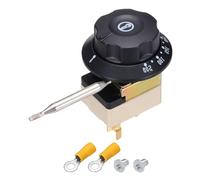 sourcing map Temperature Control Switch 250V, 32A 60-200°C Capillary Thermostat Temperature Control Switch for Ovens Fryers Refrigerator Heaters