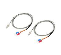 sourcing map Temperature Sensor 2pcs M6 Screw Temperature Probes Thermocouple J Type 5ft 0 to 750°C(32 to 1382°F)