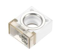 sourcing map Terminal Fuse, 40A Terminal Block Fuse, 58V DC Marine Rated Battery Fuse and Terminal Block, for the Circuit Protection of Automobiles RVs Cranes Ships Charging
