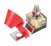 sourcing map Terminal Fuse, 90A Terminal Block Fuse, 58V DC Marine Rated Battery Fuse and Terminal Block, with 1-way waterproof battery fuse for the Circuit Protection of Automobiles Ships