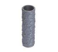 sourcing map Terrain Texture Roller 10.2cm Rough Dirt Silver
