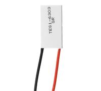 sourcing map TES1-6303 Semiconductor Refrigeration Tablets 7.4V 3A 12W Heatsink Thermoelectric Cooler Cooling Plate Module 15x30mm