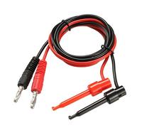 sourcing map Test Leads 4mm Banana Plug to Test Hook 35 Inch Length 5A for Multimeter Oscilloscope PCB 2pcs