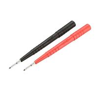 sourcing map Test Probes Stainless Steel Needle Tipped Tip with 4mm Banana Socket for Multimeter Test Leads 2pcs