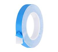sourcing map Thermal Adhesive Tape, 25m x 20mm x 0.25mm Double Sided Thermal Tapes Conductive Tape Electrically Insulated for Coolers LED Strips Heat Sink Computer CPU GPU, Blue