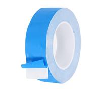 sourcing map Thermal Adhesive Tape, 25m x 40mm x 0.25mm Double Sided Thermal Tapes Conductive Tape Electrically Insulated for Coolers LED Strips Heat Sink Computer CPU GPU, Blue