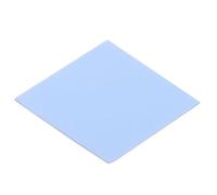 sourcing map Thermal Pad 3.6W/m.K Insulated Heat Resistant High Temperature Resistant Silicone Cooling Pads 20x20x0.5mm for Laptop Computer Radiator, Blue