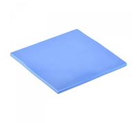 sourcing map Thermal Pad Heat Conduction Silicone Pads Conductive 100 x 100 x 4 mm 2W for Components Gap Filler Blue