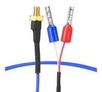 sourcing map Thermocouple K Type, 0-260C M4 Screw Temperature Sensor Probe 0.4ft for 3D Printer
