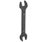 sourcing map Thick Double Open End Wrench 32mm x 36mm Metric Standard Size Carbon Steel Spanner Wrench for Auto Household Maintenance Routine Repairs, Black