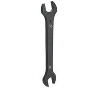 sourcing map Thick Double Open End Wrench 36mm x 50mm Metric Standard Size Carbon Steel Spanner Wrench for Auto Household Maintenance Routine Repairs, Black