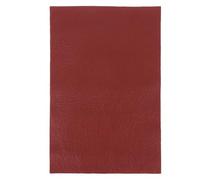 sourcing map Thick Full Grain Leather Sheet, 23.6 x 15.8 Inch Natural Cow Leather 1.5-1.8 mm Fabric Pieces for DIY Craft Furniture Office Belts Notebook Covers,Deep Red