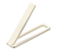 sourcing map Thin Cell Phone Kickstand, Horizontal & Vertical Desk Stand, Stick on Folding Phone Stand for Most Smartphones, Tablets, White