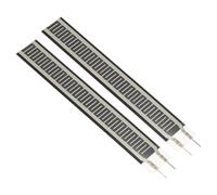 sourcing map Thin Film Pressure Sensor, 3g-10Kg Force Sensing Resistor, FSR408-ST Stress Test Sensor Pad, 92 x 12mm / 3.62 x 0.47in, High Accuracy for Industrial Precise Instruments, 2 Pcs