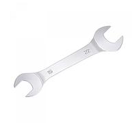 sourcing map Thin Open End Wrench, 19mm x 22mm Metric Mirror-Chrome Plated High Carbon Steel, for Household Maintenance and General Repairs