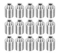 sourcing map Threaded Reducer, M10 to M6 Thread Convert Screw Adapter Pipe Fitting Connector External Male Thread Hardware Fastener Accessory, Pack of 15