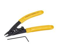 sourcing map Three Hole Fiber Optic Stripper, 125um-250um Adjustable Fiber Stripper and Cutter Safe Cable Tool for Working Technicians, Electricians, Installers