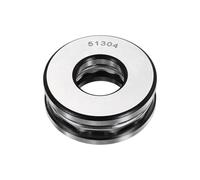 sourcing map Thrust Ball Bearings, 20mm Bore 47mm OD 18mm Thick 51304 Single Row Roller, Chrome Steel Axial Ball Bearing, ABEC5