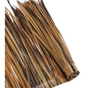 sourcing map Tiki Straw Roof 118" x 20" Mexican Artificial Palm Straw Rolls Hut Grass Skirting Roof for Garden Patio Tiki Bars Fence Party Decoration, Dry Grass Mix