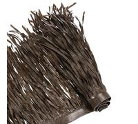 sourcing map Tiki Straw Roof 118" x 24" Mexican Artificial Palm Straw Rolls Hut Grass Skirting Roof for Garden Patio Tiki Bars Fence Party Decoration, Twisted Vine Spotted Gray