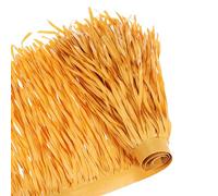 sourcing map Tiki Straw Roof 40" x 24" Mexican Artificial Palm Straw Rolls Hut Grass Skirting Roof for Garden Patio Tiki Bars Fence Party Decoration, Twisted Vine Straw Yellow