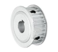 sourcing map Timing Belt Pulley Aluminum Idler Pulley 28 Teeth 1/2" Bore for 16mm Width Belts, 3D Printers, CNC Machines, Industry