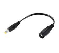 sourcing map Tip Adapter Connector Converter Female 5.5x2.1mm to Male 4x1.7mm 15cm DC Power Connect