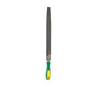 sourcing map Tip Coarse Cut File 12" Double Cut Teeth High Carbon Steel Hand Rasp File with Plastic Handle for Metal Wood Deburring Removing