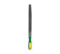 sourcing map Tip Medium Cut File 10" Double Cut Teeth High Carbon Steel Hand Rasp File with Plastic Handle for Metal Wood Deburring Removing